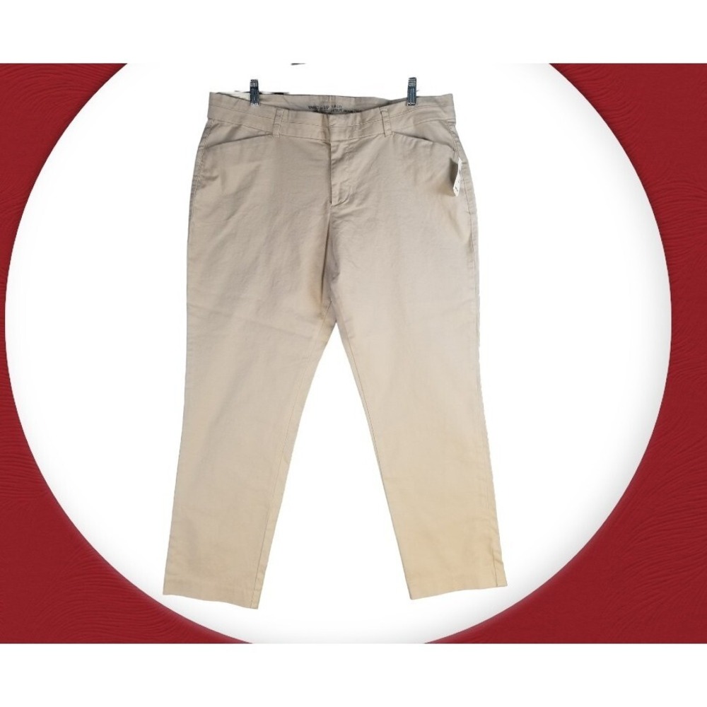Womens Size 14 The Slim City Khakis Pants GAP 36x26 NWT